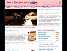 Tablet Screenshot of learntopianoonline.com